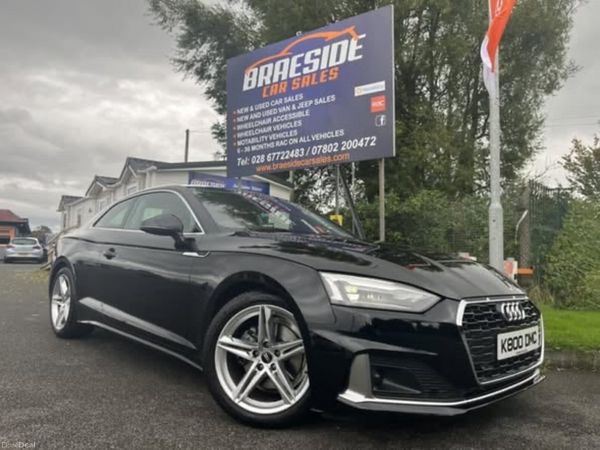 Audi A5 Coupe, Diesel Hybrid, 2021, Black