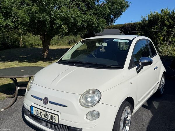 Fiat 500 Hatchback, Petrol, 2010, White