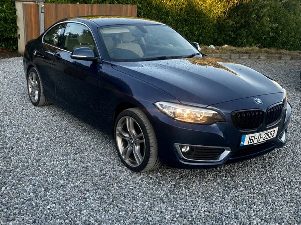 BMW 2-Series Coupe, Petrol, 2016, Blue