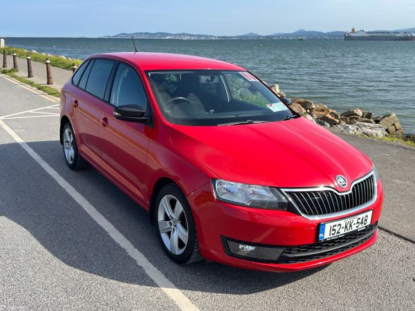 Skoda Rapid Hatchback, Diesel, 2015, Red