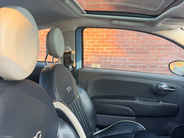 Fiat 500 Hatchback, Petrol, 2014, Blue