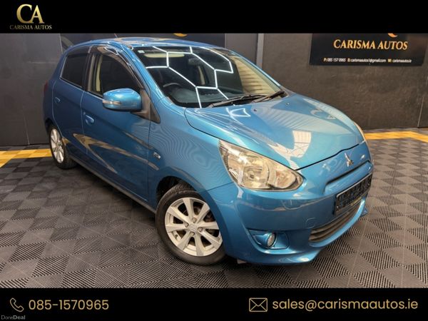 Mitsubishi Mirage Hatchback, Petrol, 2015, Blue