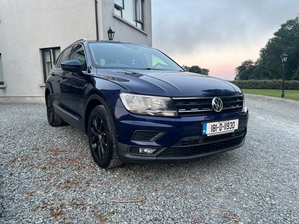 Volkswagen Tiguan SUV, Diesel, 2018, Blue