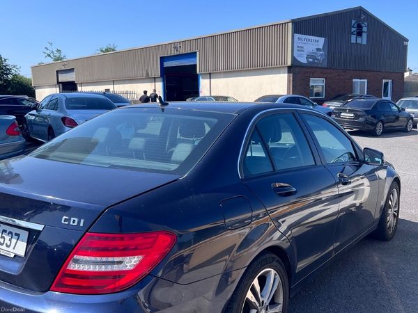 Mercedes-Benz C-Class Saloon, Diesel, 2013, Blue