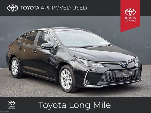 Toyota Corolla Saloon, Petrol Hybrid, 2023, Black
