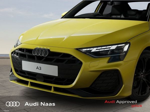 Audi A3 Saloon, Petrol, 2026, Yellow