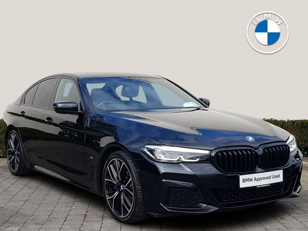 BMW 5-Series Saloon, Diesel, 2021, Black
