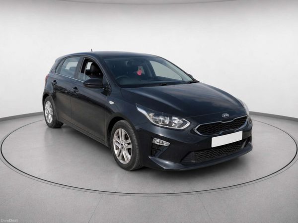 Kia Ceed Hatchback, Diesel Hybrid, 2021, Black
