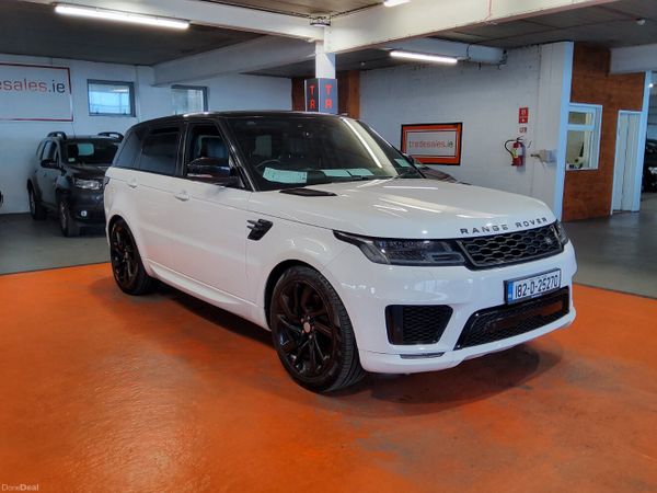 Land Rover Range Rover Sport SUV, Petrol Plug-in Hybrid, 2018, White