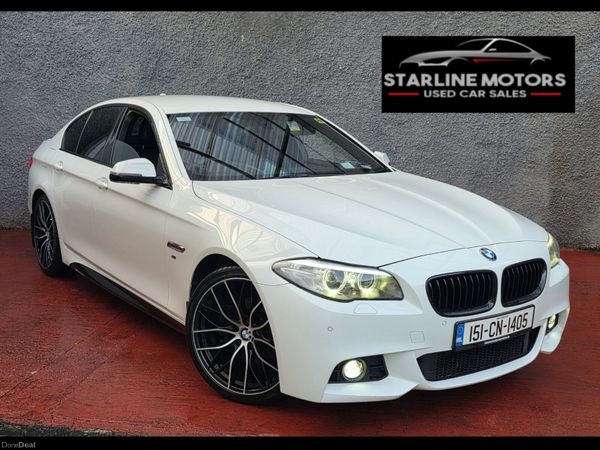 BMW 5-Series Saloon, Diesel, 2015, White