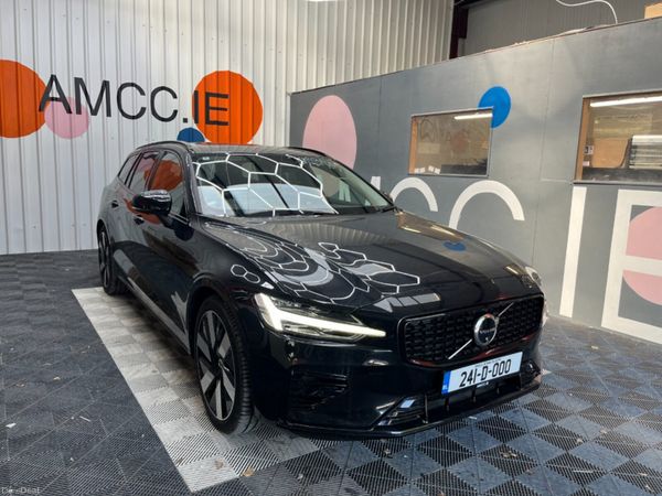 Volvo V60 Estate, Petrol Plug-in Hybrid, 2024, Black