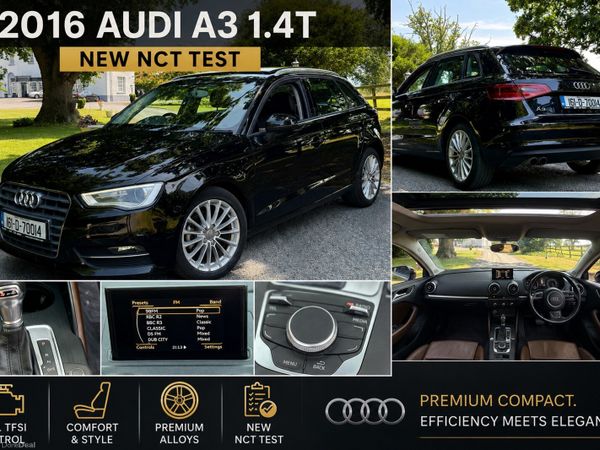 Audi A3 Hatchback, Petrol, 2016, Black