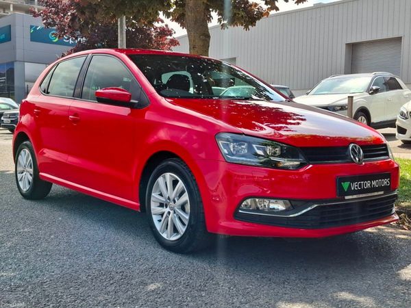 Volkswagen Polo Hatchback, Petrol, 2017, Red