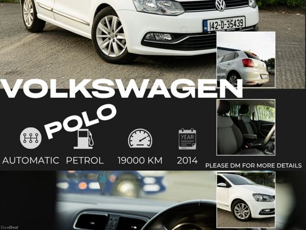 Volkswagen Polo Hatchback, Petrol, 2014, White