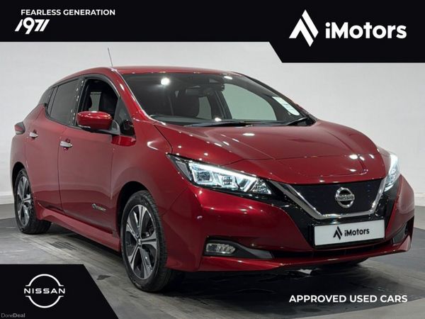 Nissan Leaf Hatchback, Electric, 2021, Red