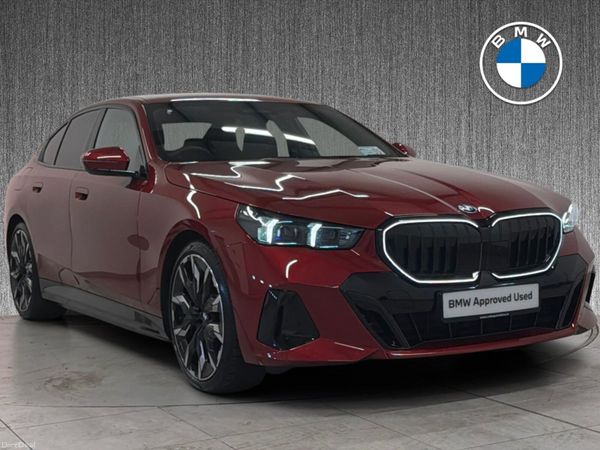 BMW 5-Series Saloon, Petrol Plug-in Hybrid, 2026, Red