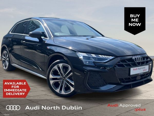 Audi A3 Hatchback, Petrol Plug-in Hybrid, 2025, Black