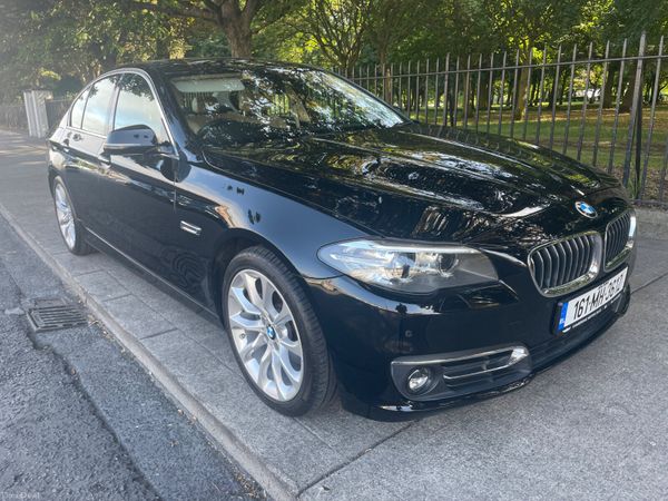 BMW 5-Series Saloon, Diesel, 2016, Black