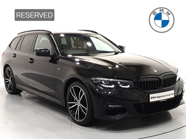 BMW 3-Series Estate, Petrol Plug-in Hybrid, 2021, Black