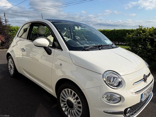 Fiat 500 Hatchback, Petrol, 2017, White