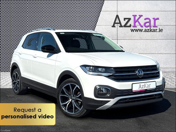 Volkswagen T-Cross Hatchback, Petrol, 2022, White