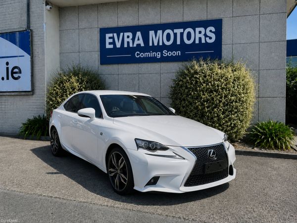 Lexus IS Saloon, Petrol Hybrid, 2014, White