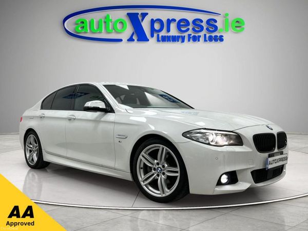 BMW 5-Series Saloon, Diesel, 2016, White