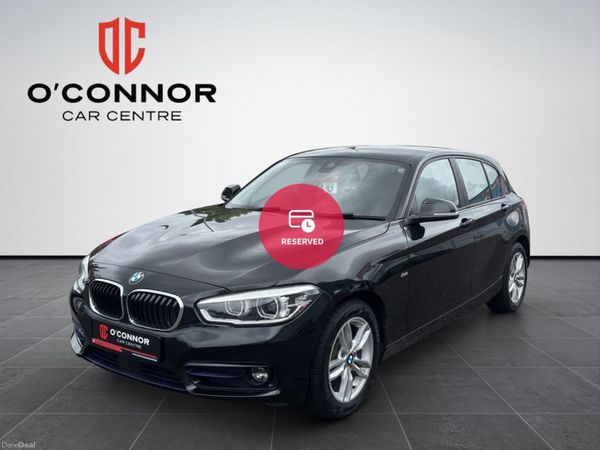 BMW 1-Series Hatchback, Diesel, 2017, Black