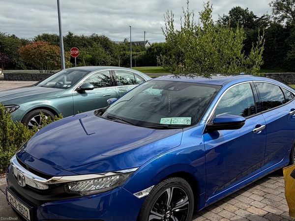 Honda Civic Saloon, Petrol, 2021, Blue