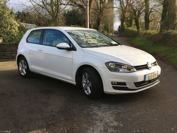 Volkswagen Golf Hatchback, Diesel, 2015, White