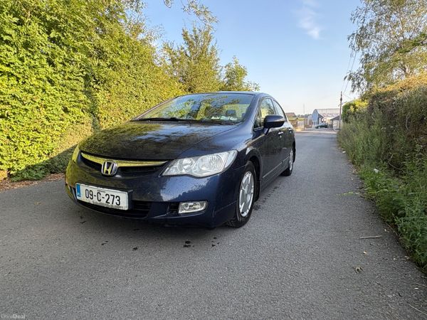 Honda Civic Saloon, Petrol Hybrid, 2009, Blue