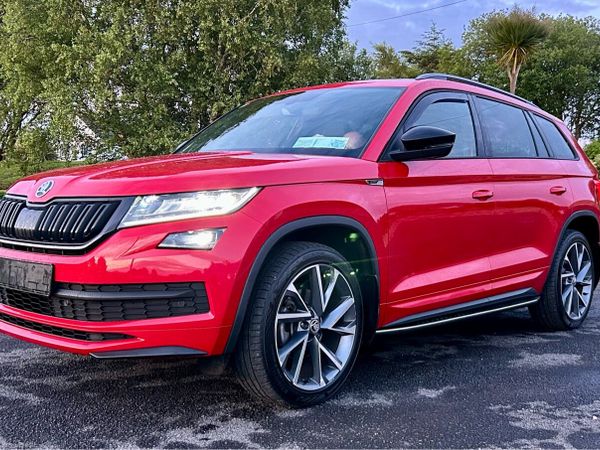 Skoda Kodiaq SUV, Diesel, 2020, Red