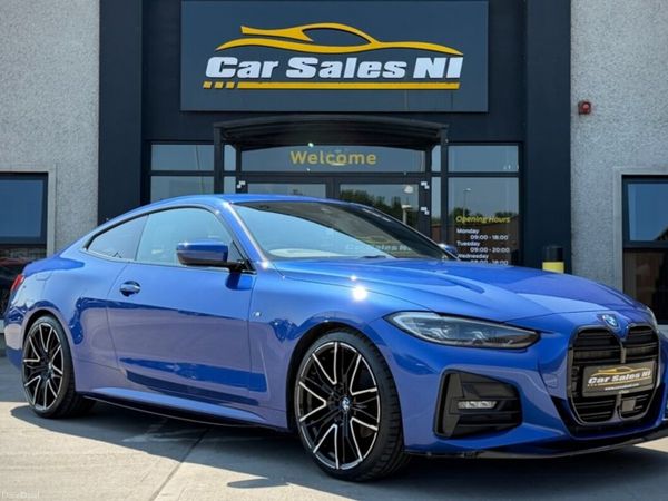 BMW 4-Series Coupe, Diesel Hybrid, 2022, Blue