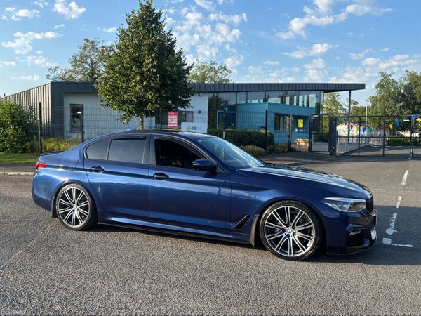BMW 5-Series Saloon, Diesel, 2017, Blue