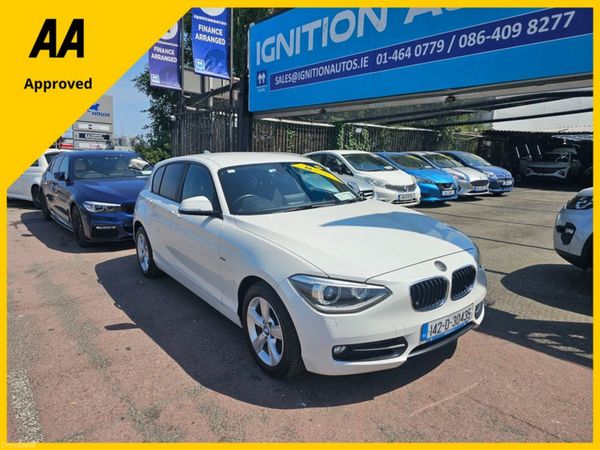 BMW 1-Series Hatchback, Petrol, 2014, White