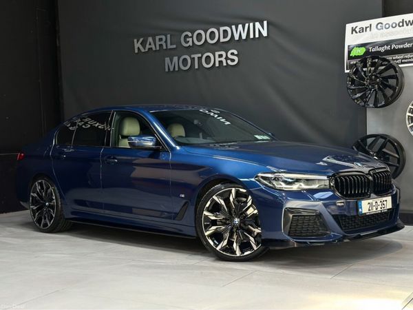 BMW 5-Series Saloon, Diesel, 2021, Blue