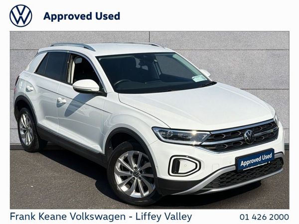 Volkswagen T-Roc SUV, Petrol, 2023, White