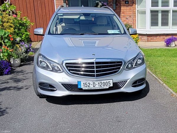 Mercedes-Benz E-Class Estate, Diesel Hybrid, 2015, Silver