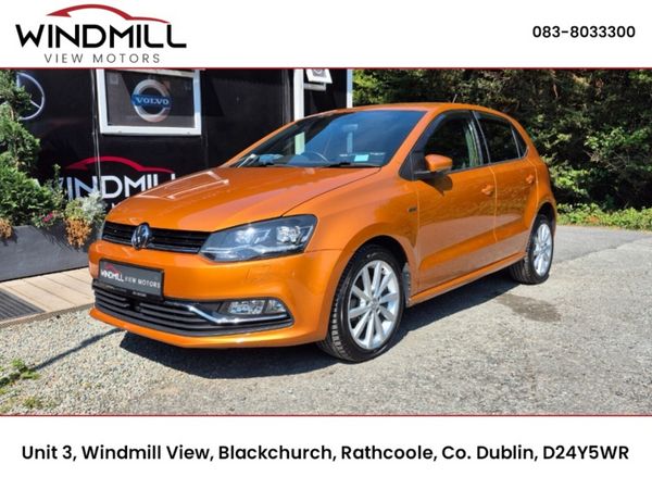 Volkswagen Polo Hatchback, Petrol, 2017, Orange