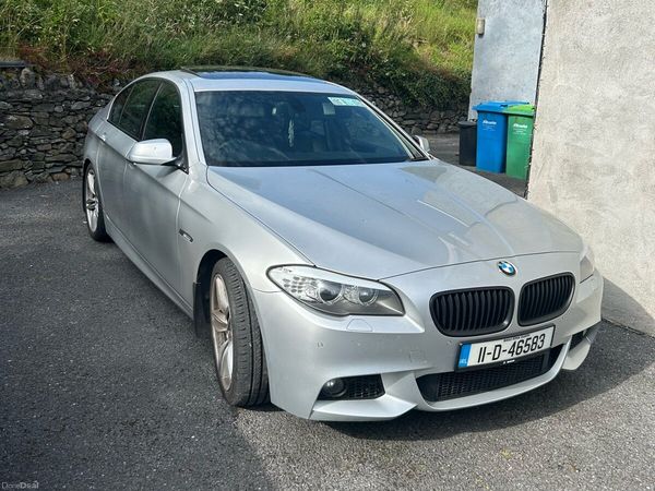 BMW 5-Series Saloon, Diesel, 2011, Silver