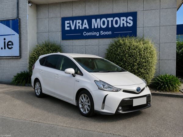 Toyota Prius MPV, Petrol Hybrid, 2019, White