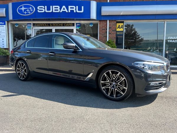 BMW 5-Series Saloon, Petrol Plug-in Hybrid, 2018, Grey
