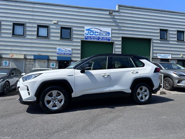 Toyota RAV4 SUV, Petrol Hybrid, 2019, White