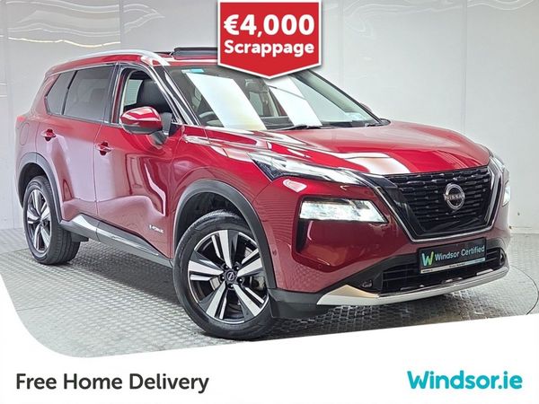 Nissan X-Trail SUV, Petrol Hybrid, 2025, Red