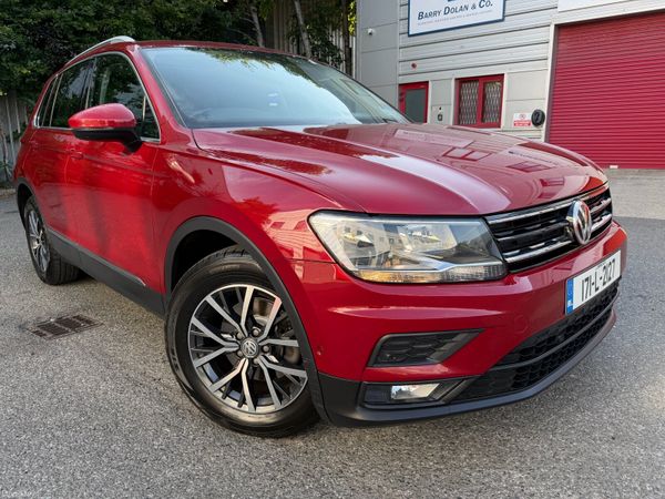 Volkswagen Tiguan SUV, Diesel, 2017, Red