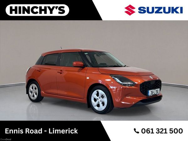 Suzuki Swift Hatchback, Petrol Hybrid, 2026, Orange