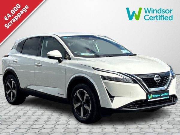 Nissan Qashqai MPV, Petrol Hybrid, 2023, White