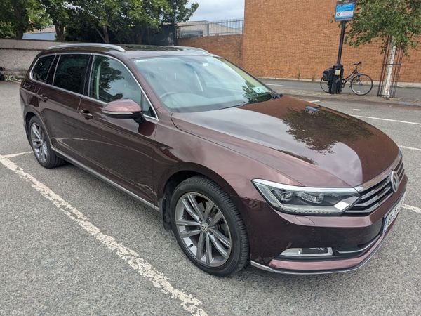 Volkswagen Passat Estate, Petrol, 2018, Red