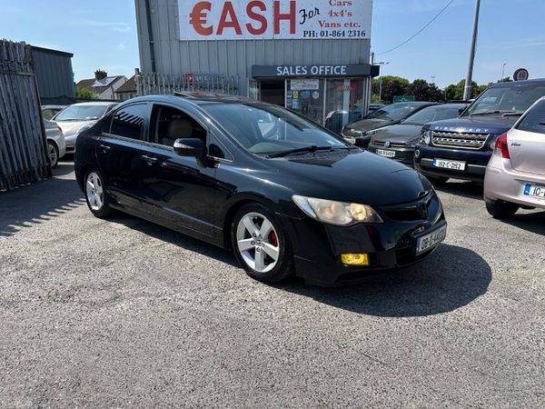 Honda Civic Saloon, Petrol, 2008, Black