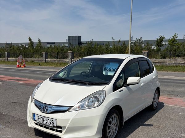 Honda Fit Hatchback, Petrol Hybrid, 2012, White